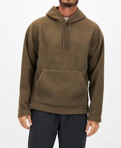 <b>Men's</b> XS <b>Sherpa</b> <b>Fleece</b> <b>Hoodie</b> High Quality Tech Winter Sweatshirt Customizable Casual Winter Wear Logo Embroidery Hooded Collar - Product Image 1