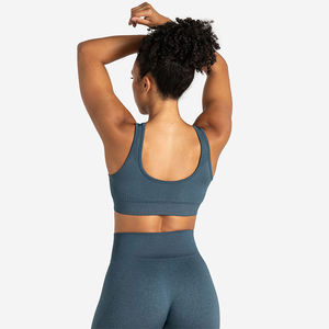 Vente flash : Soutiens-gorge de sport pour femmes, respirants et confortables, 100% polyester, pour l'été, de haute qualité, vêtements de sport tendance - Product Image 3