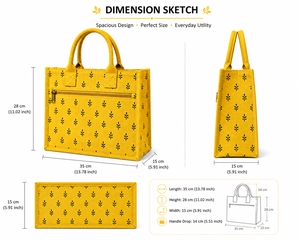 Yellow Laminated Jute Tote <b>Bag</b> Eco-Friendly Reusable Shopping <b>Bag</b> Zipper Pocket Custom Wholesale Beach Tote Exhibition <b>Medium</b> - Product Image 2
