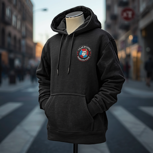 Sudadera con Capucha de Algodón Bordado, Sudadera Informal de Forro Polar, Ropa Urbana Cómoda, Sudadera Unisex, Suministro al por Mayor OEM - Product Image 2