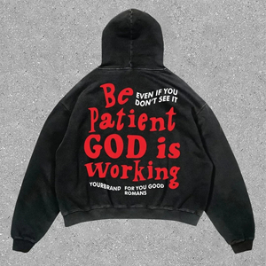 El servicio profesional garantiza que cada sudadera con capucha personalizada para hombre, hecha en Pakistán, con estampado personalizado y 100% algodón, cumpla con altos estándares de calidad. - Product Image 1