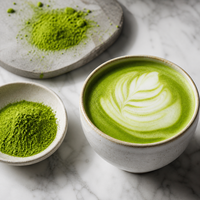 Nishio Matcha Enishi 1kg Poudre de Matcha aromatisée au thé sucré en forme de cubes dans un sachet
