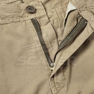 Shorts cargo en coton solide de haute qualité pour hommes, design personnalisé, décontractés, pour les voyages, la randonnée, la pêche, le camping, les activités quotidiennes, séchage rapide - Product Image 5