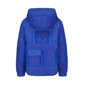 Custom New Style Adjustable <b>Winter</b> Canvas Puffer <b>Jacket</b> for <b>man</b> Front Hooded Design Customizable Color Size High Quality Bamboo - Product Image 2