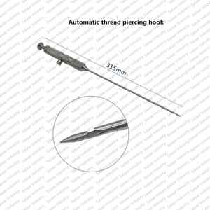 Aiguille à suture autoclavable en acier inoxydable 1,5 mm 2,2 mm, instruments laparoscopiques manuels, fermeture automatique par pénétration de fil - Product Image 6