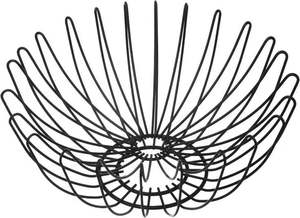 Modern Creative Fruit Bowl and Cheese <b>Bread</b> Storage Bin Customisable Black Metal Wire Fruit <b>Basket</b> High Quality - Product Image 5