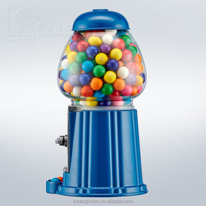 Máquina Expendedora de Bolas de Goma de Mascar Kwang Hsieh de 9 Pulgadas, Azul Real, Personalizable, de Aleación de Aluminio y Vidrio, Operada con Monedas, con Soporte en Inglés - Product Image 3