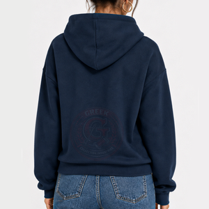 Sudadera con Capucha Extra Grande para Mujer, de Algodón Premium, Estilo Holgado para Ropa Casual y Moda Diaria - Product Image 4
