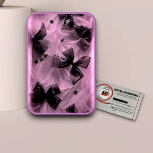 Placas Magnéticas Personalizables de Acrílico para Extensiones de Pestañas, con Diseño de Lazo Negro, Amor Morado, Diamante, Flor y Corazón, Ecológicas y Privadas - Product Image 3