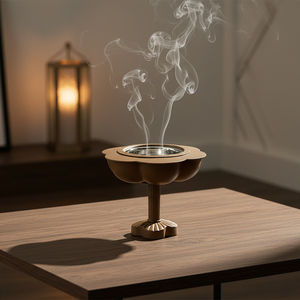Set de Bakhoor de Oriente Medio Personalizable, Incienso de Proveedor del Golfo, Aroma Floral, Soporte Metálico en Forma de Flor, Fragancias Oud para el Hogar - Product Image 4
