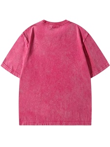 T-shirt Homme Oversize Col Rond Manches Courtes Couleur Unie Coton Jersey Tricoté Décontracté Design Basique - Product Image 2