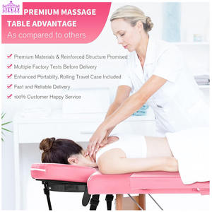 Salon de beauté portable meuble rose lit de beauté moderne cils hydrauliques extension personnalisée lit de massage spa facial incurvé - Product Image 4