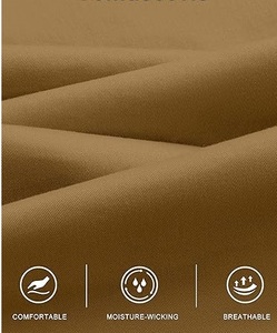Pantalon cargo slim extensible pour homme, couleur marron, décontracté, multi-poches, vêtements d'extérieur d'hiver avec taille élastique, pantalon droit, pantalon cargo - Product Image 5