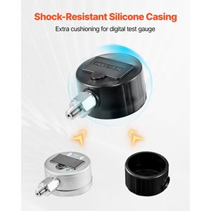 Manomètre numérique de pression hydraulique 0-10000 PSI (0-700 Bar) avec base NPT 1/4 pouce - Product Image 6