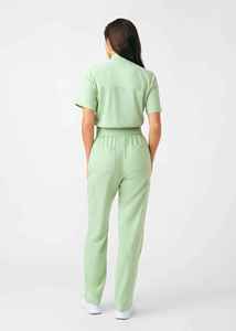 Ensemble d'uniformes médicaux pour infirmières, coupe ajustée, tissu respirant, kit de blouses d'infirmière en gros - Product Image 3