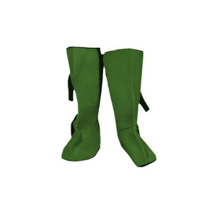 Top Selling Custom Logo Eco-friendly Cowhide Leather Welding Gaiters CE Certified Heat Resistant 500-1000C Work Protection - Product Image 6