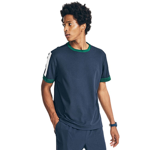 Camiseta Negra Extra Grande Personalizada de 200 g/m² para Hombre, Hombros Caídos, 100 % Algodón, Estilo Urbano, Diseño Personalizable, Hip Hop - Product Image 3