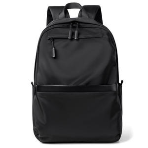 Black Minimalist Laptop Travel <b>Backpack</b> <b>Water</b> <b>Resistant</b> Business Daypack - Product Image 1