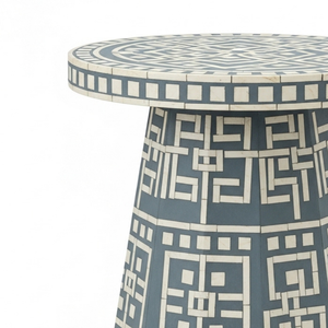 โต๊ะข้างเตียงแบบสั่งทำสีสันทันสมัย ตกแต่งด้วยงานฝังกระดูก  พร้อมโครงโลหะ  สำหรับห้องนั่งเล่น โรงเรียน โกดัง - Product Image 3