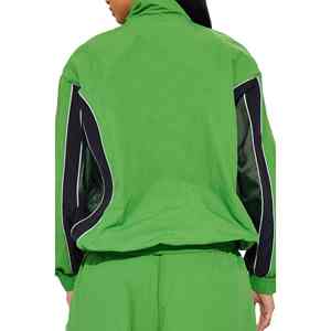 Women 2026 Sports Training <b>Windbreaker</b> Zipper Tracksuit Polyester Lightweight Waterproof Quick-Dry Anti-Bacterial For Women - Product Image 4