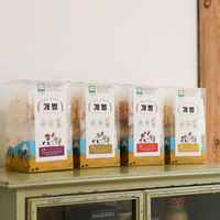 [EJ International] Gaeppeong - Snack de Arroz Inflado Orgánico Sin Azúcar, Vegano y Sin Gluten para Perros, Sabor a Camote Morado