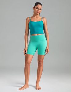 Shorts cyclistes taille haute pour femme en polyester écoresponsable et élasthanne, couleur unie, extensibles, vêtements de sport, tricotés sans couture, couleur personnalisable - Product Image 3