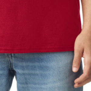 เสื้อยืดผู้ใหญ่ผ้าฝ้ายสีแดงเชอร์รี่สำหรับผู้ชาย เสื้อยืดคอกลมแขนสั้นเนื้อนุ่มระบายอากาศได้ดี เสื้อเชิ้ตลำลองใส่สบายสำหรับสวมใส่ทุกวัน - Product Image 6