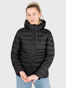 Chaqueta acolchada de invierno de talla grande para mujer, recién llegado, cuello levantado teñido liso con acabado transpirable para la temporada de otoño - Product Image 3