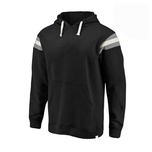 Men's Winter Casual Pullover Hoodie Sweatshirt Breathable 100% Polyester Eco-Friendly Zipper Solid Long Sleeve Oem Service - Product Image 2