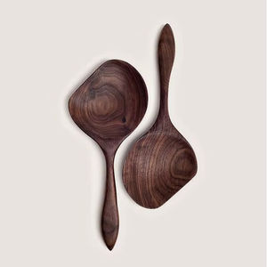 Juego de Cucharas de Sopa de Madera de Diseño Antiguo, Cuchara de Mango Largo, Vajilla Ecológica para Comer, Mezclar y Cocinar a un Precio Razonable - Product Image 1
