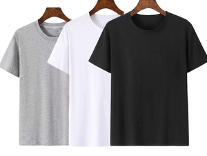 เสื้อยืดลำลองแขนสั้นผู้ชายไซส์ใหญ่ ผ้าฝ้ายแท้ 180 GSM ปักโลโก้ตามสั่ง ราคาโรงงานบังกลาเทศจีน รับผลิตแบบ OEM - Product Image 2