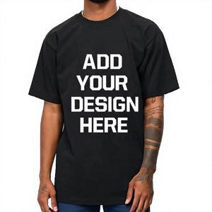 Camiseta de Gran Tamaño, 100% Algodón, Transpirable, Estilo Urbano, con Logotipo Personalizado, Hombros Caídos, Manga Corta, de Alta Calidad OEM - Product Image 3