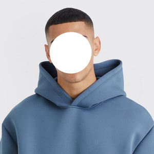 Conjunto de Sudadera con Capucha y Pantalones de Felpa Francesa Lisos, Unisex, Talla Grande, Fabricantes de Conjuntos Deportivos de Algodón Grueso para Hombre, con Logotipo Personalizado - Product Image 6