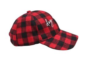 Gorra de béisbol de 6 paneles personalizada fabricante OEM de Vietnam logotipo bordado en 2D gorra a cuadros roja gorra de Hip Hop - Product Image 2