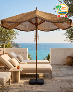 Sombrilla de Fibra de Coco Natural de Alta Calidad y Ecológica de 280 cm de Diámetro para Jardín, Solución de Protección Solar para Exteriores por COCO HITECH - Product Image 1