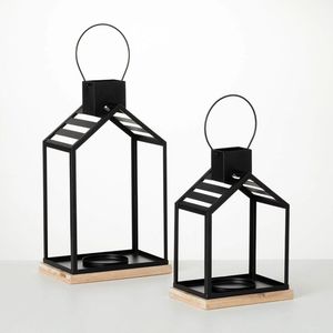 Premium Beautiful decorative <b>Lantern</b> <b>Set</b> accent for modern luxury and farmhouse interiors - Product Image 1