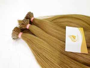 Extensiones de Cabello Natural con Queratina Italiana, Alineación de Cutículas, Alta Calidad, Lisas, Colores Personalizables, Puntas I-U-V, Envío a Todo el Mundo - Product Image 4