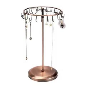 Support de Présentation Haut de Gamme en Métal pour Bijoux : Colliers, Boucles d'Oreilles, Bracelets – Organisateur pour Coiffeuse de Chambre - Product Image 3