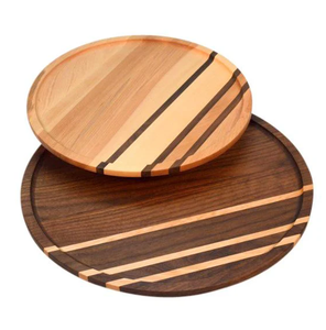 Plateau tournant en bois gravé écologique pour cadeaux d'affaires, idéal pour les restaurants et les garde-manger – Qualité supérieure - Product Image 6
