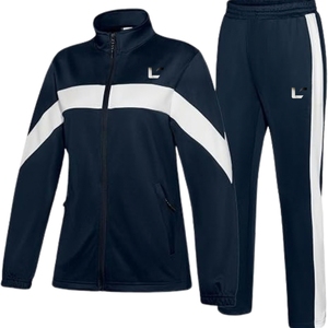 Conjuntos deportivos de 2 piezas para hombre y mujer, conjunto de chándal ligero de 2 piezas, sudadera con cremallera de manga larga y pantalones deportivos. - Product Image 1