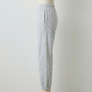 Pantalones Jogger Oversize Formales para Hombre, Ecológicos, con Lavado Ácido y Cierre con Cordón, de Felpa de Algodón Pesado Gris Jaspeado, Venta al por Mayor - Product Image 3