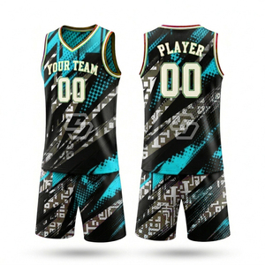 Maillot de basketball unisexe sans manches à col en V en maille 100 % polyester respirant et anti-humidité, impression par sublimation personnalisée de haute qualité - Product Image 4