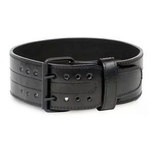 Ceinture de musculation double anse pour adulte en cuir synthétique, soutien dorsal pour l'haltérophilie et le fitness - Product Image 3