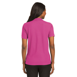 T-shirt en piqué de coton épais pour femme, à manches courtes, pour le tennis et le golf, respirant, style décontracté chic, uni, de qualité économique - Product Image 2