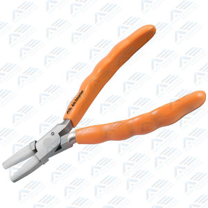 6 Inches Stainless Steel Orange Flat Plier Eyeglasses Repairing <b>Tool</b> Tilt Angle Adjustment Eyeglass Arms Frame Adjusting - Product Image 6