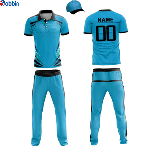 ชุดเสื้อคริกเก็ตคุณภาพสูงแบบกำหนดเองสำหรับผู้ชาย สีแดง โพลีเอสเตอร์ แขนสั้น ระบายเหงื่อได้ดี ชุดฝึกซ้อม พร้อมชื่อและหมายเลข - Product Image 4