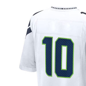 Maillot de football américain respirant à manches courtes pour adultes, 100 % polyester, antibactérien - Product Image 6