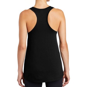 Women's Black <b>Knitted</b> O-Neck <b>Tank</b> <b>Top</b> Casual Solid Color Regular Length Breathable - Product Image 2