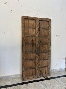 Paneles de Puerta de Madera Maciza Antiguos con Marco Tallado a Mano, Ecológicos, para Dormitorio, Sala de Estar, Muebles para el Hogar - Product Image 2