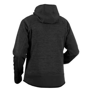 Factory <b>Direct</b> Solid Long Zip Hoodie 370GSM Cotton Fleece Full Zip Oversize Hooded Sweatshirt Unisex Streetwear Custom Printing - Product Image 6
